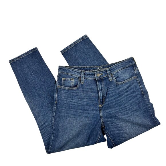 Universal Thread High Rise Straight Jeans Womens Size 8/29R Medium Wash Denim - Picture 2 of 10
